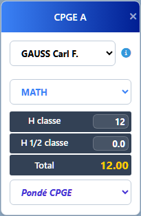 Carte CPGE